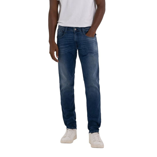 Replay Blaue Baumwolljeans & Hose