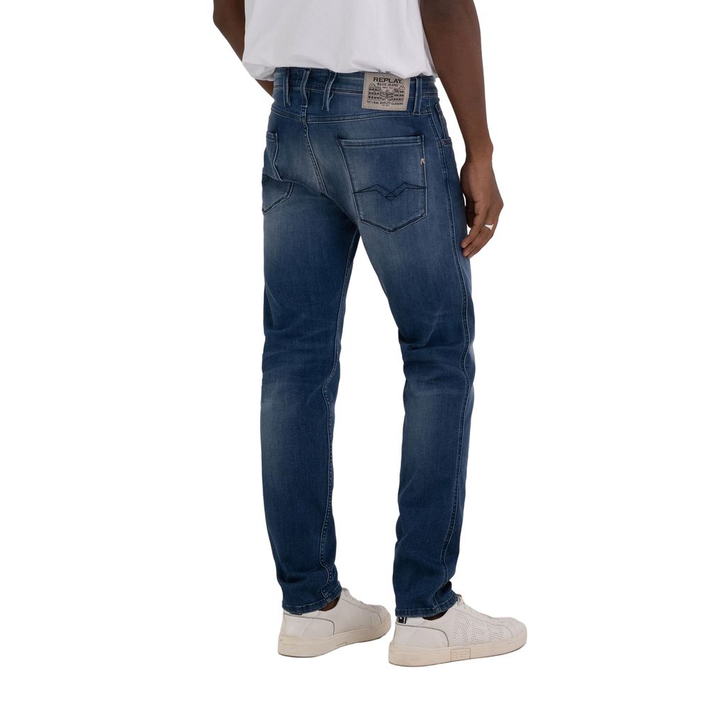 Replay Blaue Baumwolljeans & Hose