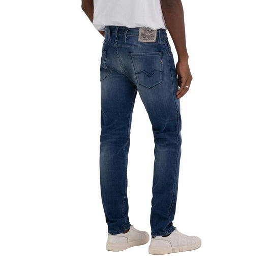 Replay Blaue Baumwolljeans & Hose