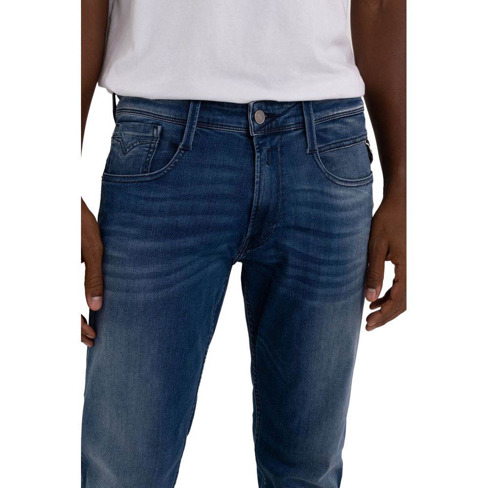 Replay Blaue Baumwolljeans & Hose