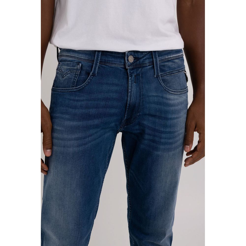 Replay Blaue Baumwolljeans & Hose