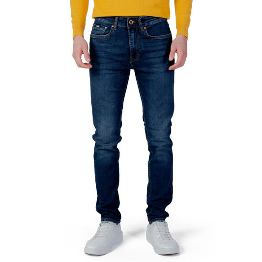 Gas Blaue Baumwolljeans & Hose