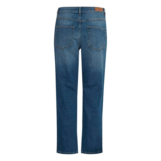 ICHI Blaue Baumwolljeans & Hose