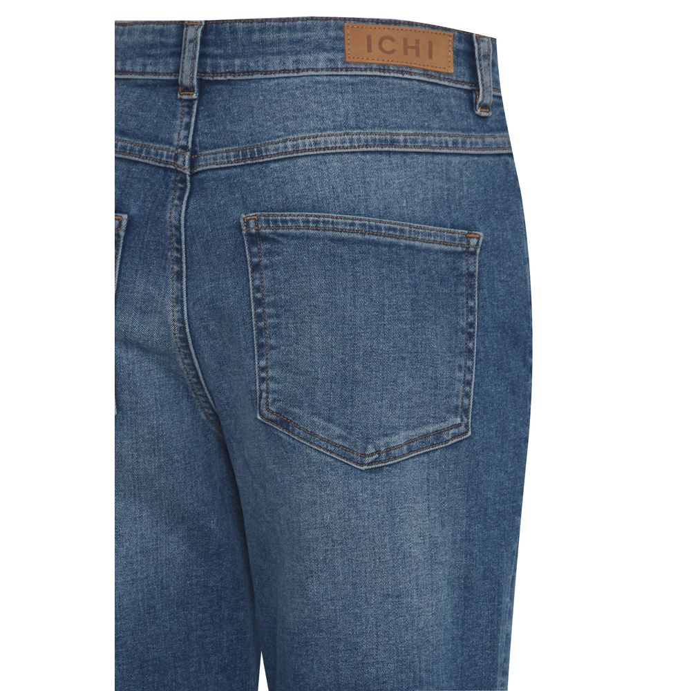 ICHI Blaue Baumwolljeans & Hose