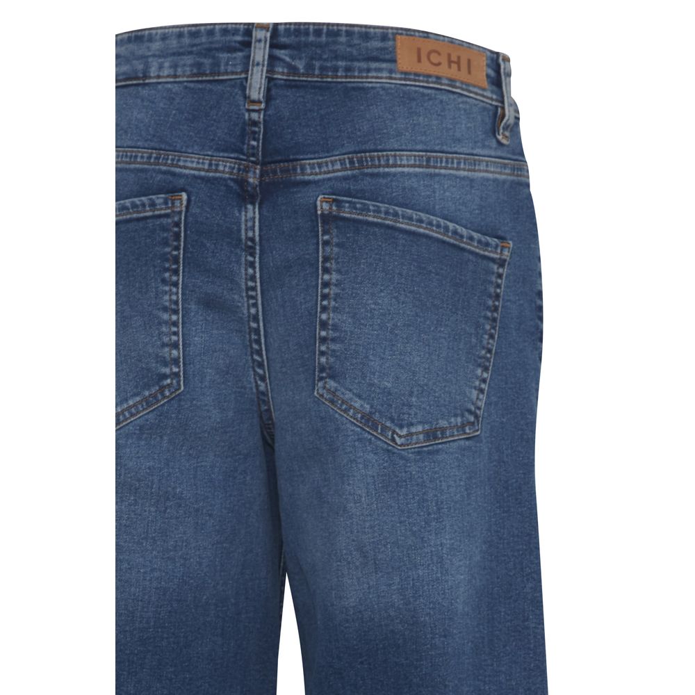 ICHI Blaue Baumwolljeans & Hose