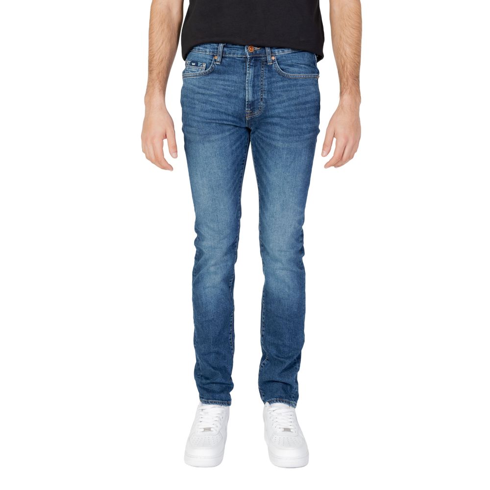 Gas Blaue Baumwolljeans & Hose