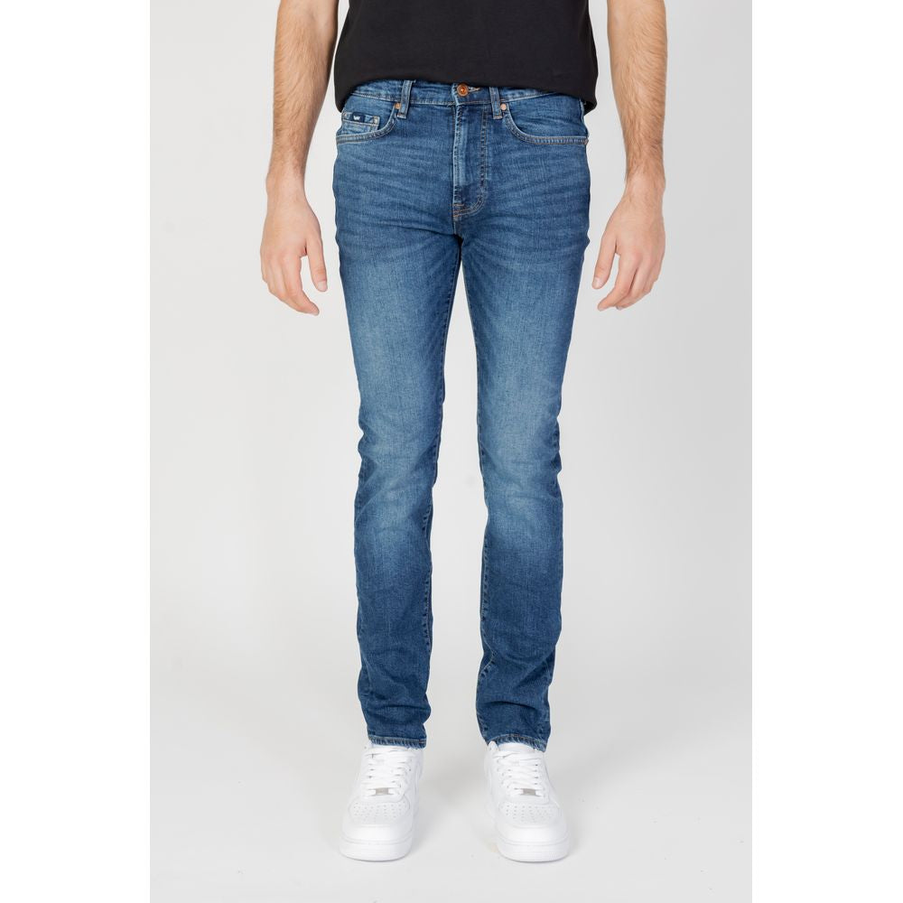 Gas Blaue Baumwolljeans & Hose