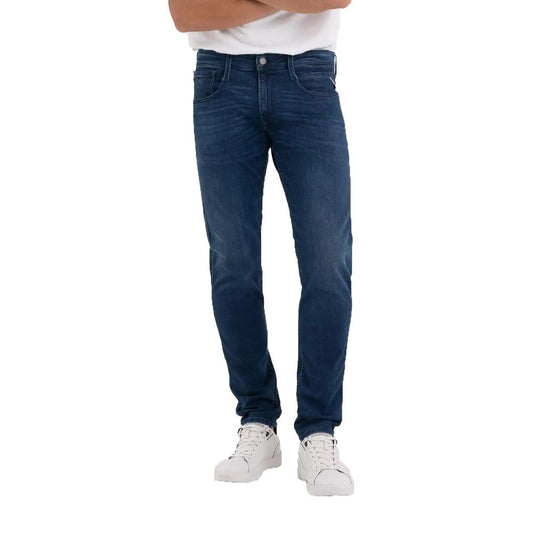 Replay Blaue Baumwolljeans & Hose