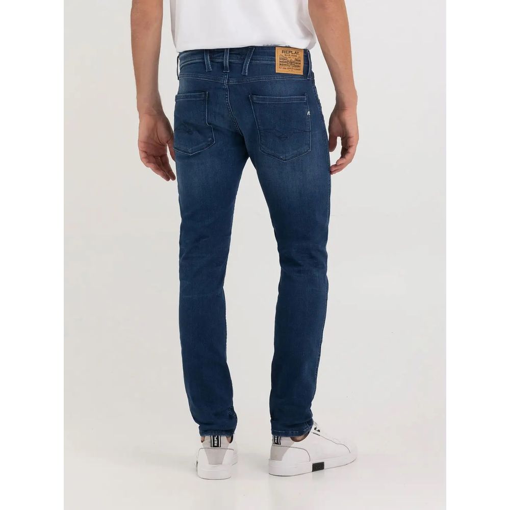 Replay Blaue Baumwolljeans & Hose