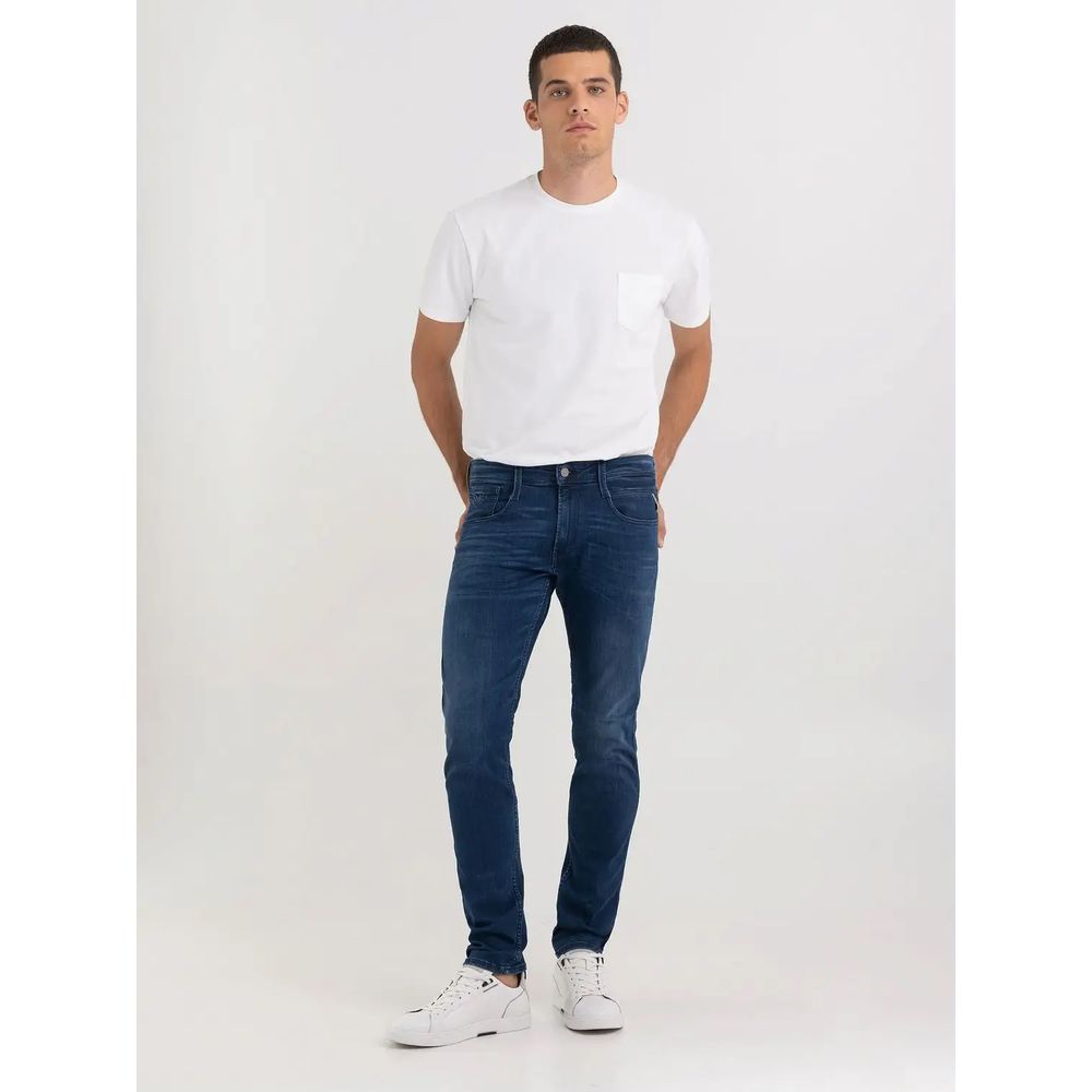 Replay Blaue Baumwolljeans & Hose