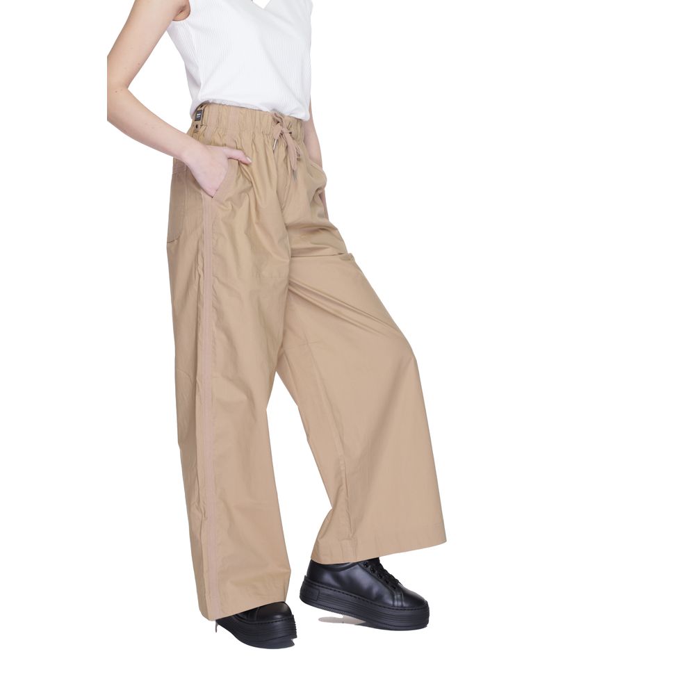 Blauer Beige Baumwolljeans & Hose