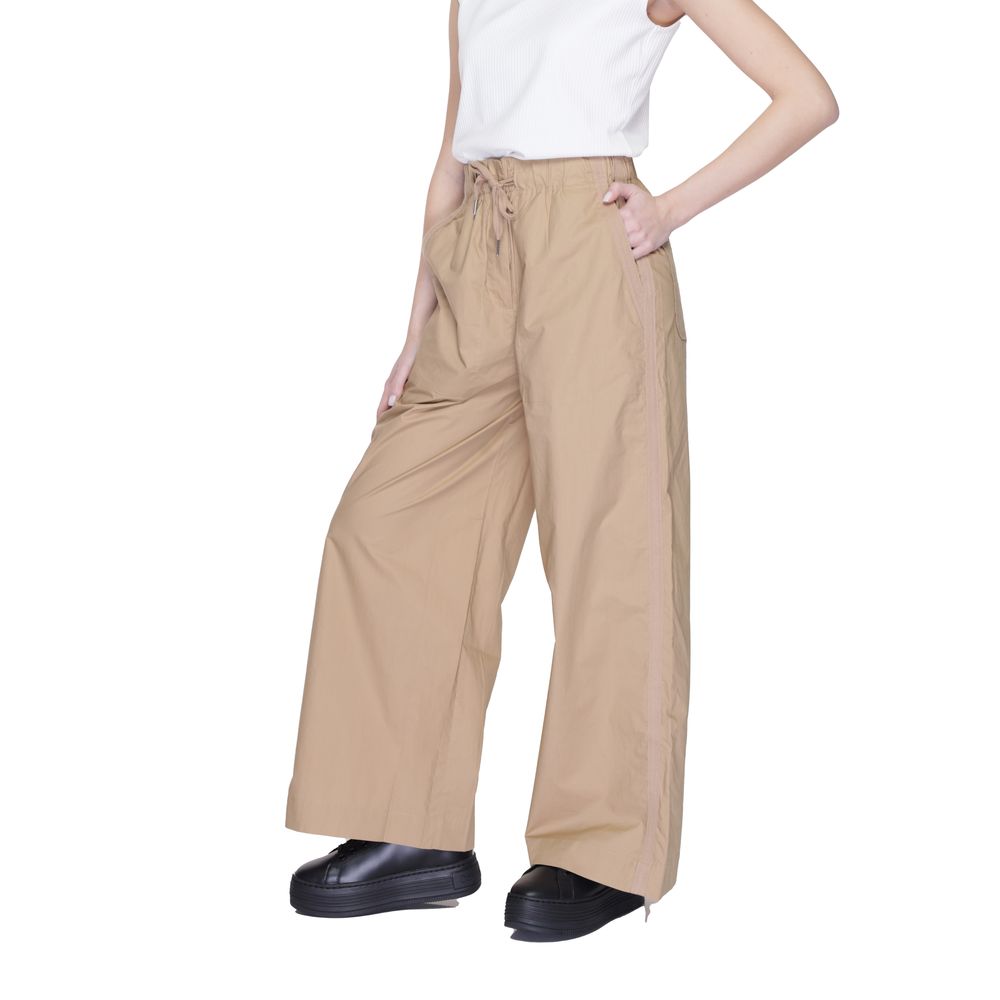 Blauer Beige Baumwolljeans & Hose