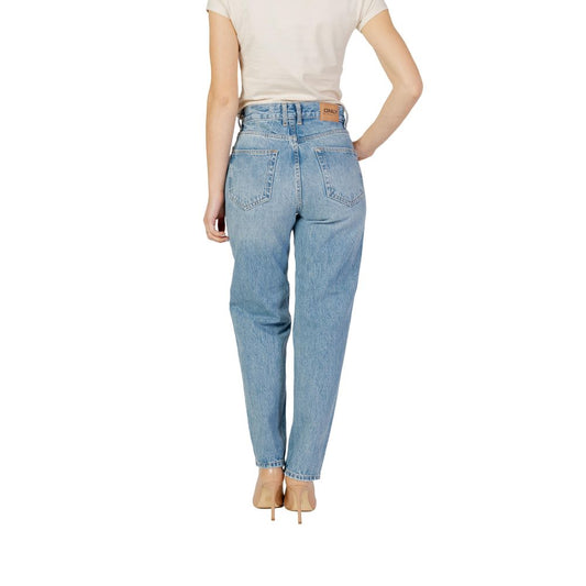 Only Hellblaue Baumwolljeans & Hose