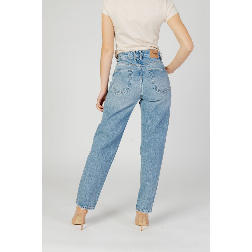 Only Hellblaue Baumwolljeans & Hose