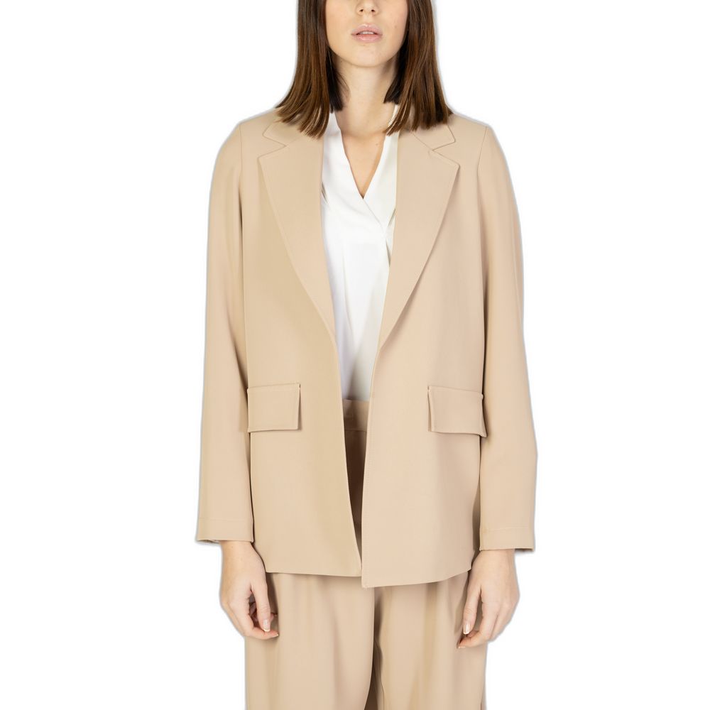 Sandro Ferrone Beige Polyester Anzüge & Blazer