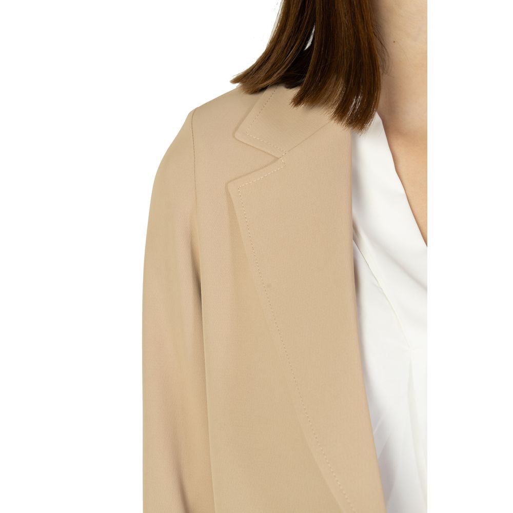 Sandro Ferrone Beige Polyester Anzüge & Blazer