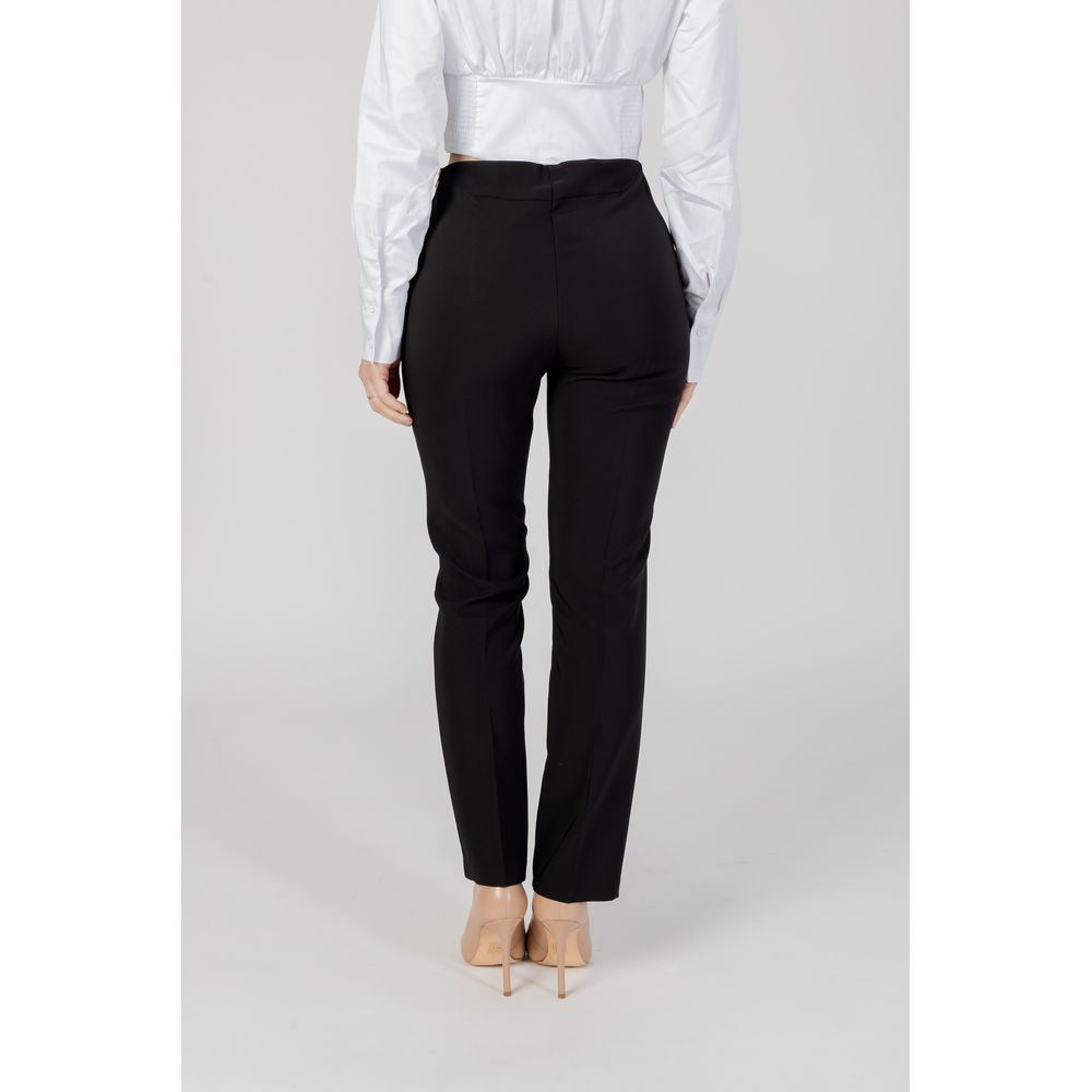 Sandro Ferrone Schwarze Polyester Jeans & Hose