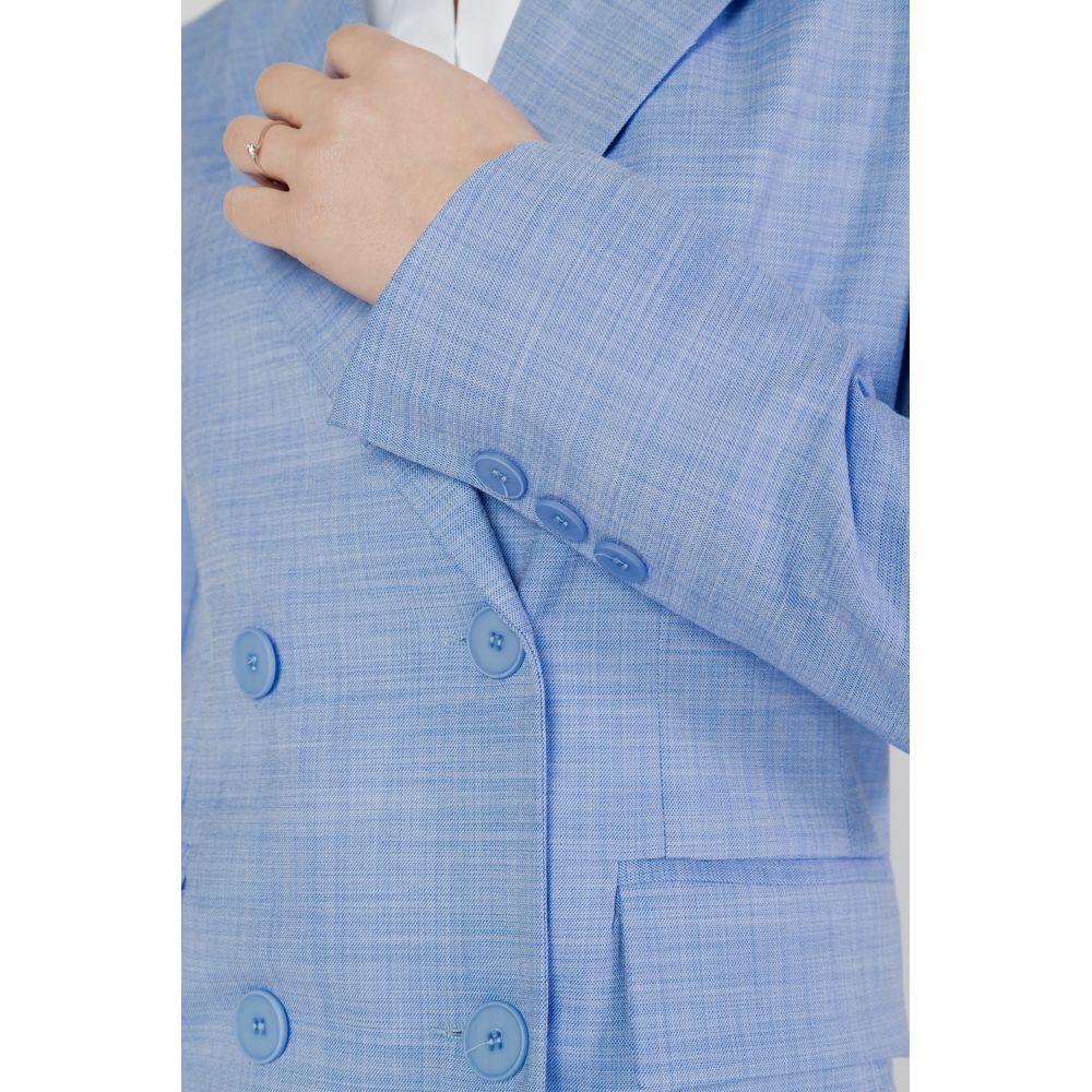 Sandro Ferrone Blaue Viskose Anzüge & Blazer