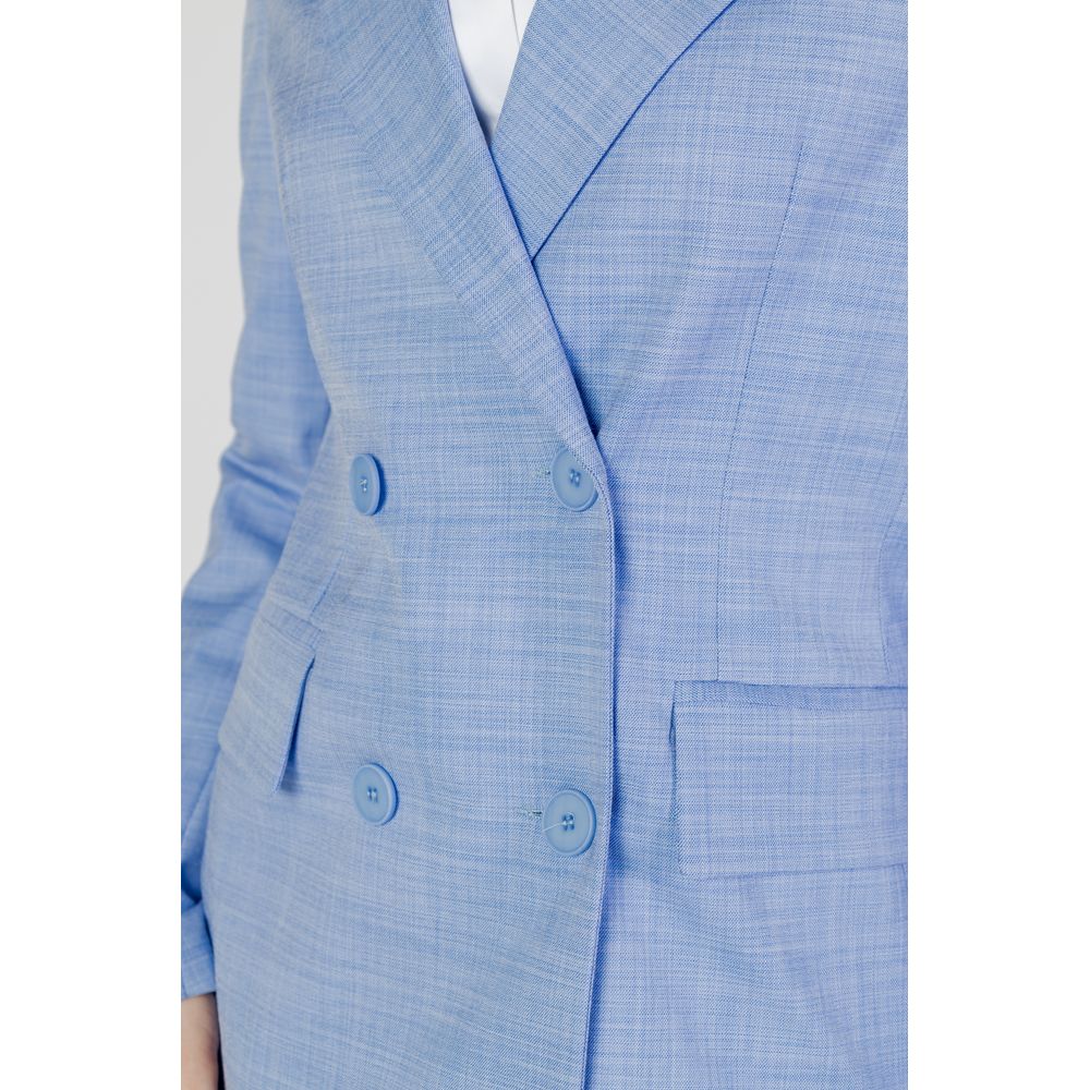 Sandro Ferrone Blaue Viskose Anzüge & Blazer