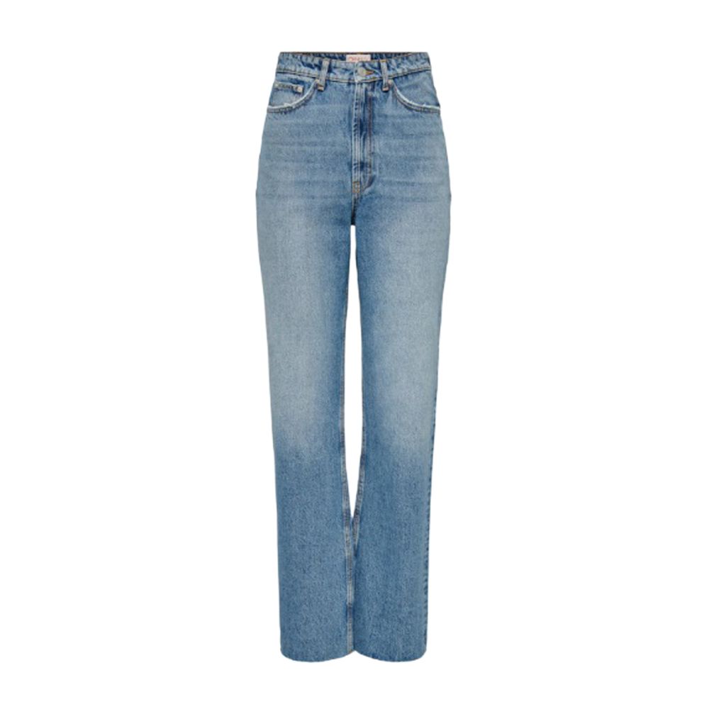 Only Hellblaue Baumwolljeans & Hose