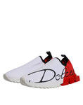 Bild in Galerie-Betrachter laden, Dolce & Gabbana White Red Sorrento Sneakers Shoes
