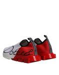 Bild in Galerie-Betrachter laden, Dolce & Gabbana White Red Sorrento Sneakers Shoes
