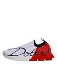 Bild in Galerie-Betrachter laden, Dolce & Gabbana White Red Sorrento Sneakers Shoes
