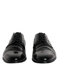 Bild in Galerie-Betrachter laden, Dolce & Gabbana Black Leather Lace Up Derby Formal Shoes
