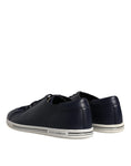 Bild in Galerie-Betrachter laden, Dolce & Gabbana Black Low Top Men Saint Tropez Sneakers Shoes
