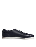 Bild in Galerie-Betrachter laden, Dolce & Gabbana Black Low Top Men Saint Tropez Sneakers Shoes
