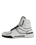 Bild in Galerie-Betrachter laden, Dolce & Gabbana White Leather High Top Men Sneakers Shoes
