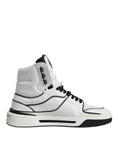 Bild in Galerie-Betrachter laden, Dolce & Gabbana White Leather High Top Men Sneakers Shoes
