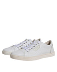 Bild in Galerie-Betrachter laden, Dolce & Gabbana White Leather Low Top Men Sneakers Shoes
