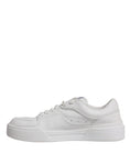 Bild in Galerie-Betrachter laden, Dolce & Gabbana White Miami Leather Low Top Sneakers Shoes
