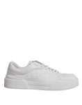 Bild in Galerie-Betrachter laden, Dolce & Gabbana White Miami Leather Low Top Sneakers Shoes
