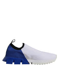 Bild in Galerie-Betrachter laden, Dolce & Gabbana White Blue Low Top Sorrento Men Sneaker Shoes
