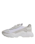 Bild in Galerie-Betrachter laden, Dolce & Gabbana White Leather Daymaster Low Top Sneaker Shoes
