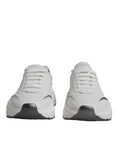 Load image into Gallery viewer, Dolce & Gabbana White Silver DAYMASTER Leather Sneakers Shoes
