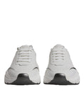 Bild in Galerie-Betrachter laden, Dolce & Gabbana White Silver DAYMASTER Leather Sneakers Shoes
