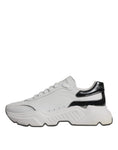 Bild in Galerie-Betrachter laden, Dolce & Gabbana White Silver DAYMASTER Leather Men Sneakers Shoes
