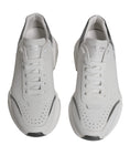 Bild in Galerie-Betrachter laden, Dolce & Gabbana White Silver DAYMASTER Leather Men Sneakers Shoes
