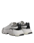 Bild in Galerie-Betrachter laden, Dolce & Gabbana White Silver DAYMASTER Leather Men Sneakers Shoes
