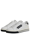 Bild in Galerie-Betrachter laden, Dolce & Gabbana White Leather Low Top Men Sneakers Shoes
