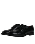 Load image into Gallery viewer, Dolce & Gabbana Black Leather Lace Up Men Derby Formal Shoes
