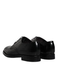 Load image into Gallery viewer, Dolce & Gabbana Black Leather Lace Up Men Derby Formal Shoes
