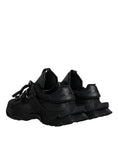 Bild in Galerie-Betrachter laden, Dolce & Gabbana Black Low Top Space Lace Up Sneakers Shoes
