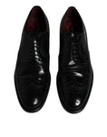 Bild in Galerie-Betrachter laden, Dolce & Gabbana Black Leather Derby Wingtip Formal Shoes
