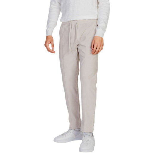 Antony Morato Beige Polyester Jeans & Hose