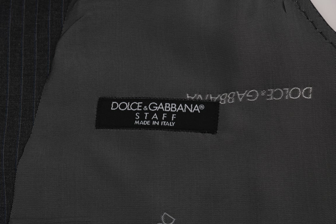 Dolce &amp; Gabbana Zarif Gri Çizgili Yelek Yelek