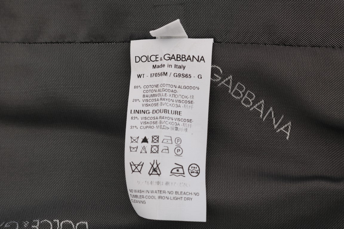 Dolce &amp; Gabbana Zarif Gri Çizgili Yelek Yelek